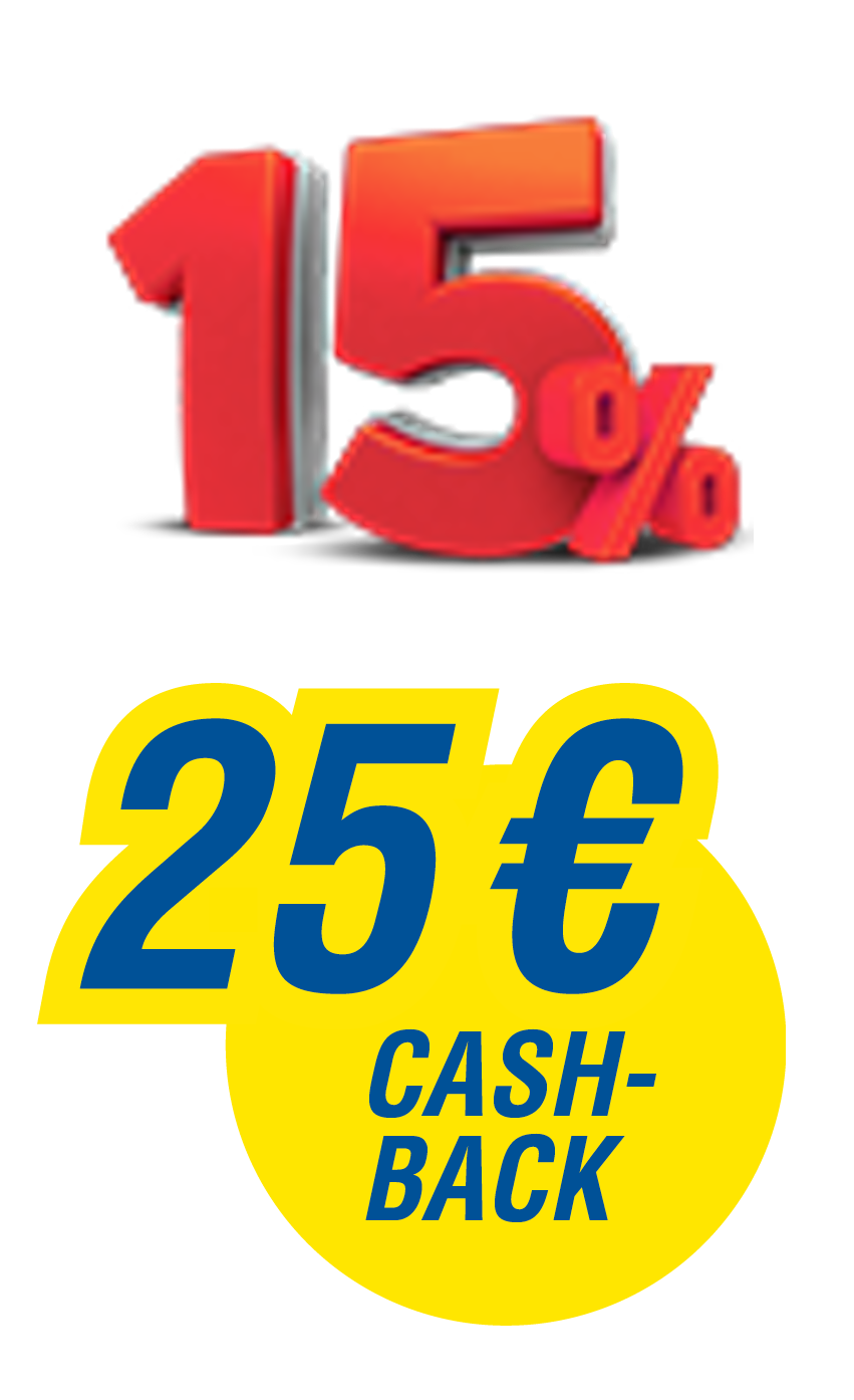 15 % auf alle Goodyear Reifen mit 25 Euro Cashback